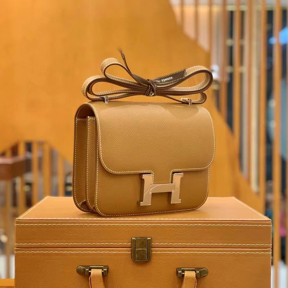 Hermes Constance III Mini Bag in Brown Epsom H082214CK05 - Photo-2