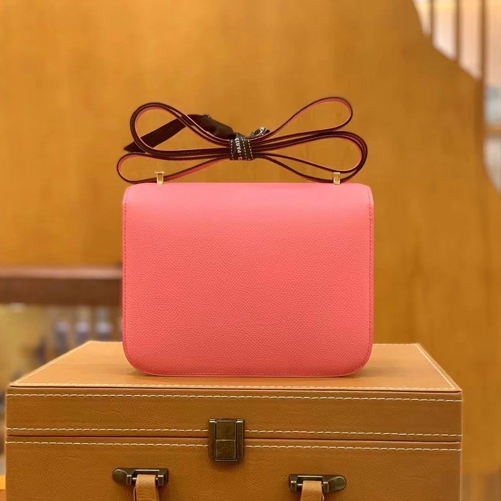 Hermes Constance III Mini Bag in Pink Epsom H082214CK07 - Photo-3