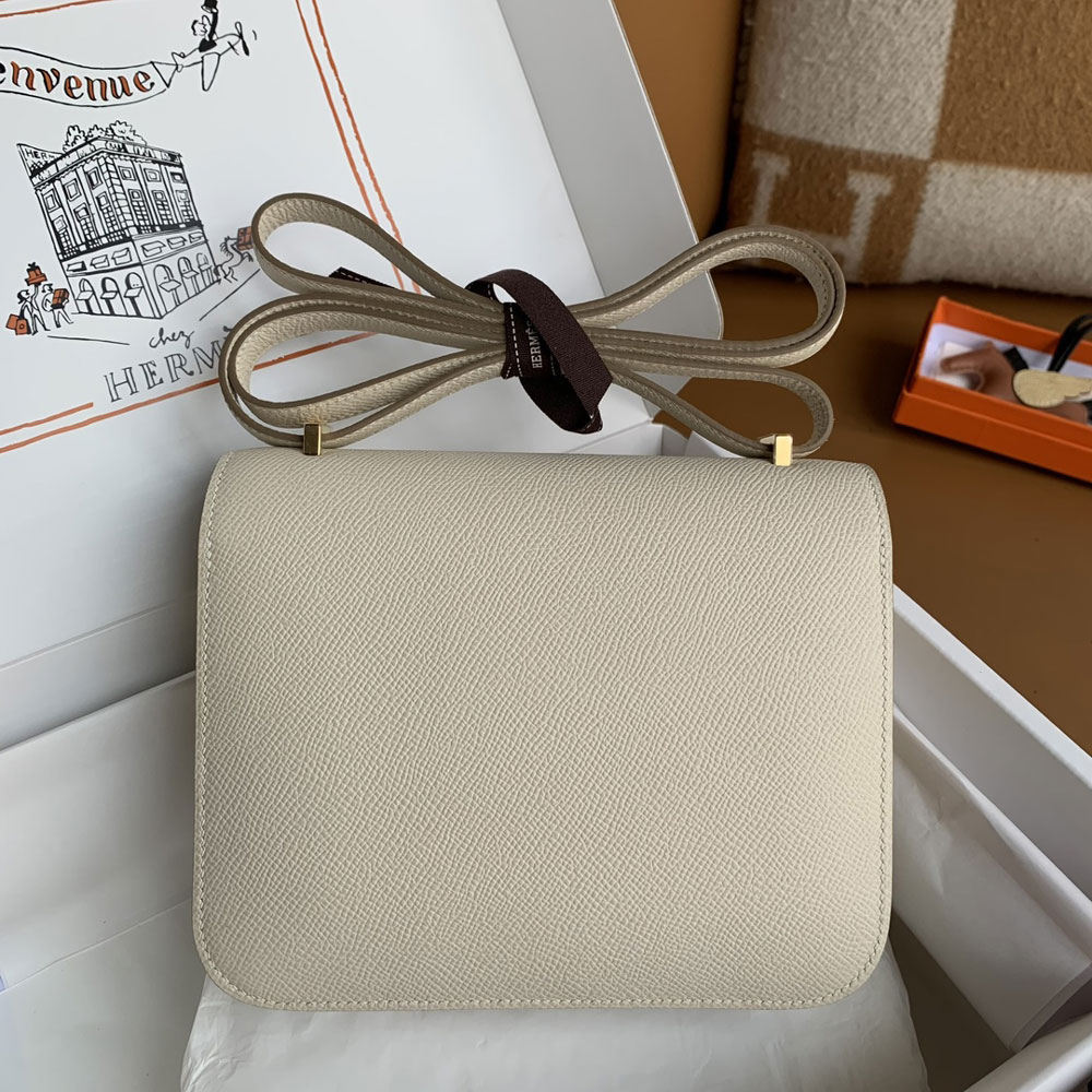 Hermes Constance III Mini Bag in White Epsom H082214CK09 - Photo-2