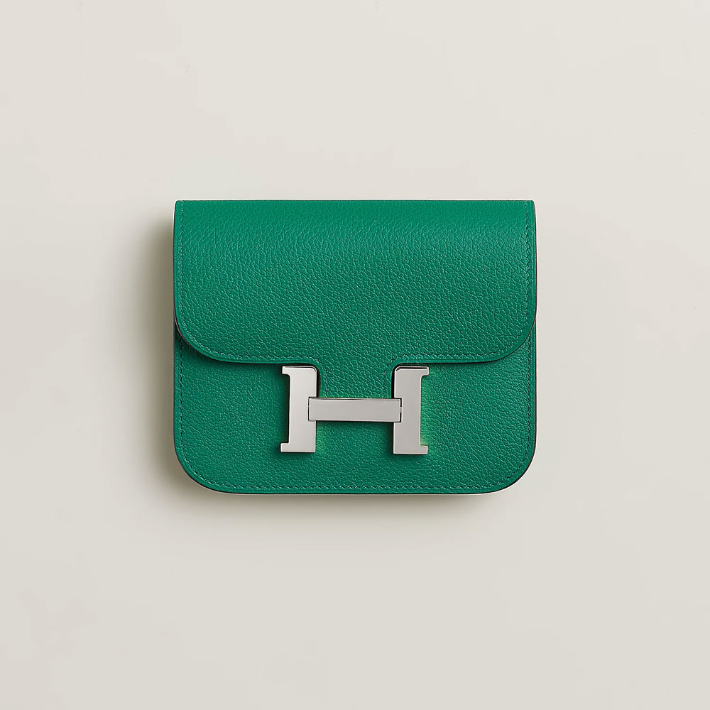 Hermes Constance Slim Wallet Chever H082501CKBG