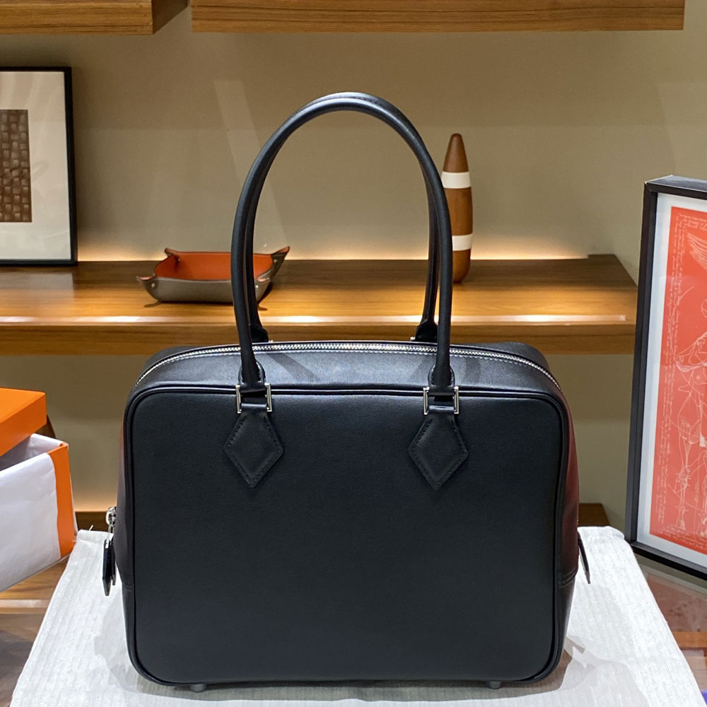 Hermes Plume 28 Bag Black Swift H083082C006