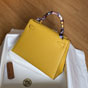 Hermes 25cm Kelly Sellier Jaune Amber 9D Epsom H027629C005 - thumb-3