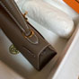 Hermes 25cm Kelly Sellier Etoupe grey Epsom H027629C018 - thumb-3