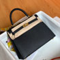 Hermes 25cm Kelly Sellier Noir Black Epsom H027629C089 - thumb-3