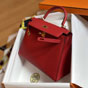 Hermes 25cm Kelly Sellier Rouge Casaque Epsom H027629C0Q5 - thumb-3