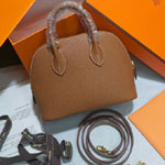 Hermes Mini Bolide Bag Brown Evercolor H029812CK02