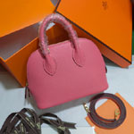 Hermes Mini Bolide Bag Pink Evercolor H029812CK04