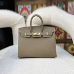 Hermes 25cm Birkin Sellier Bag in Khaki Epsom H041344C003