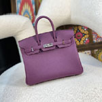 Hermes 25cm Birkin Bag in Purple Togo H041344C005