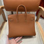 Hermes 25cm Birkin Bag in Brown Togo Gold Hardware - thumb-2