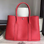 Hermes Garden Party 30 bag in Red H051568CKCA