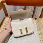 Hermes Constance III Mini Bag in White Chever H082214CC01 - thumb-3