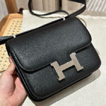 Hermes Constance III Mini Bag in Black Chever H082214CC02