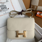 Hermes Constance III Mini Bag in White Epsom H082214CK09