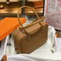 Hermes Plume 20 Bag Brown Swift H083082C008 - thumb-3