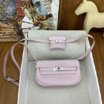 Hermes Kelly Moove Swift in Light Purple Silver Hardware H083907CAO9