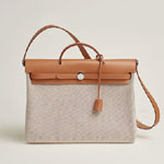 Hermes Herbag Messenger 39 bag in Beige H084623CKAF