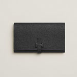 Hermes New H Passant Toutenmain wallet in Black H085819CK89