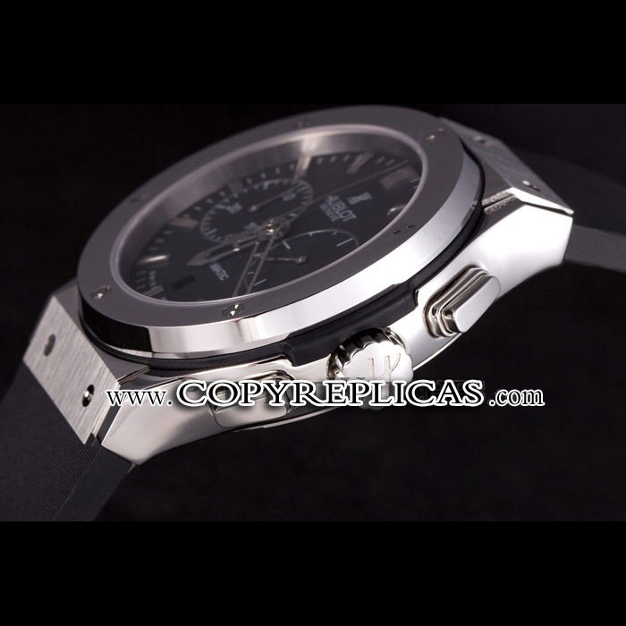 Swiss Hublot Classic Fusion Black Dial Stainless Steel HB6247 - Photo-4