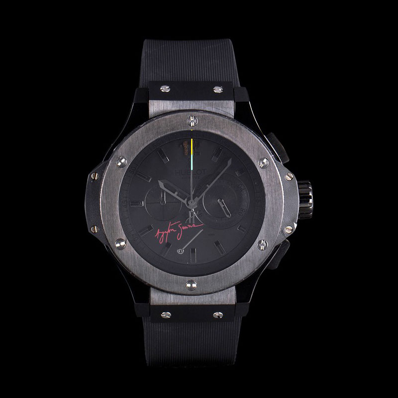 Hublot Limited Edition Ayrton Senna Black Dial Watch HB6268