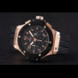 Hublot Big Bang King Black Strap Gold Dial Watch HB6224 - thumb-3
