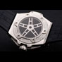 Hublot Big Bang Ferrari Black Dial And Bezel Stainless Steel Case Black Leather Strap HB6237 - thumb-4