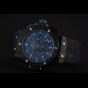 Hublot Big Bang Carbon Dial With Blue Markings Carbon Case And Bezel Black Rubber Strap HB6238 - thumb-3