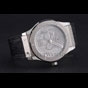 Hublot Classic Fusion Diamond Skull Dial Stainless Steel Case Black Leather Strap HB6253 - thumb-3