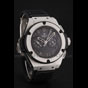 Swiss Hublot King Power Stainless Steel with Rubber Band HB6256 - thumb-2