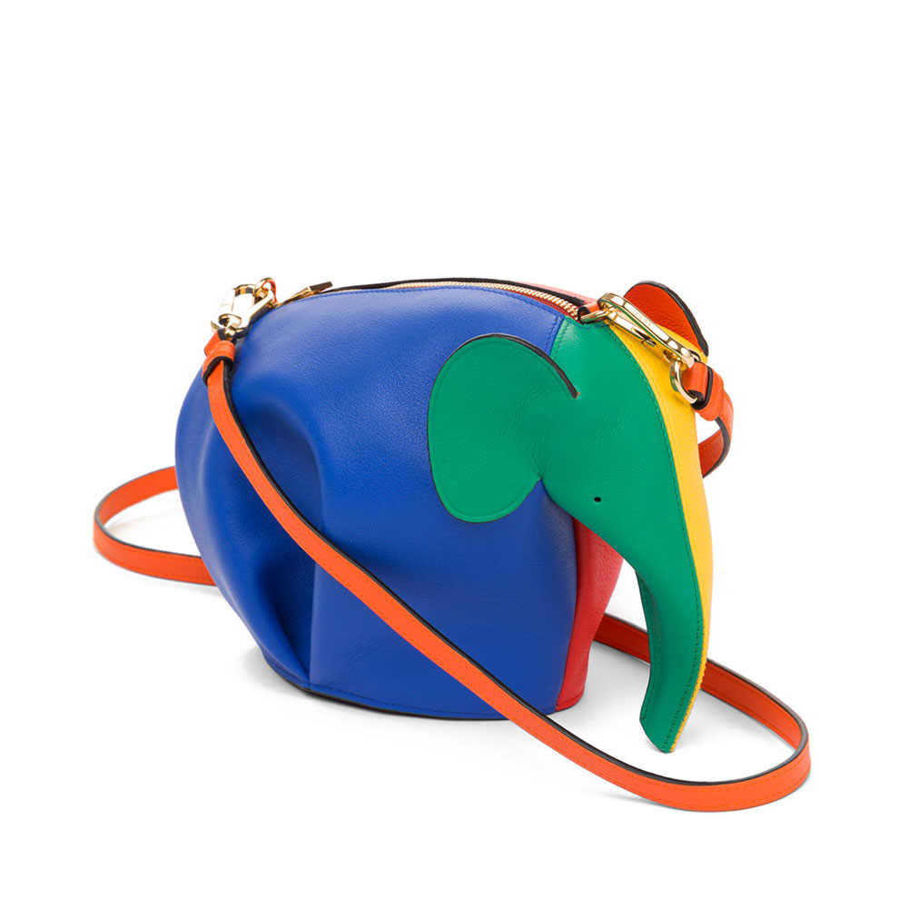 Loewe Elephant Rainbow Mini Bag Multicolor Orange 199.30FM93-9969