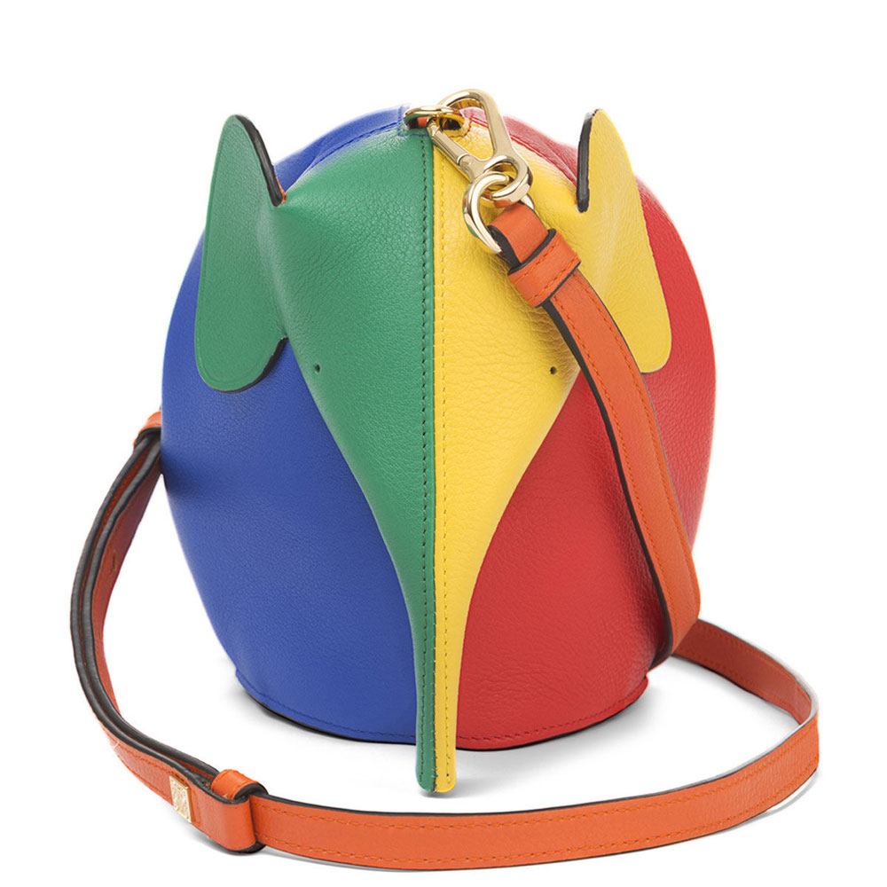 Loewe Elephant Rainbow Mini Bag Multicolor Orange 199.30FM93-9969 - Photo-3