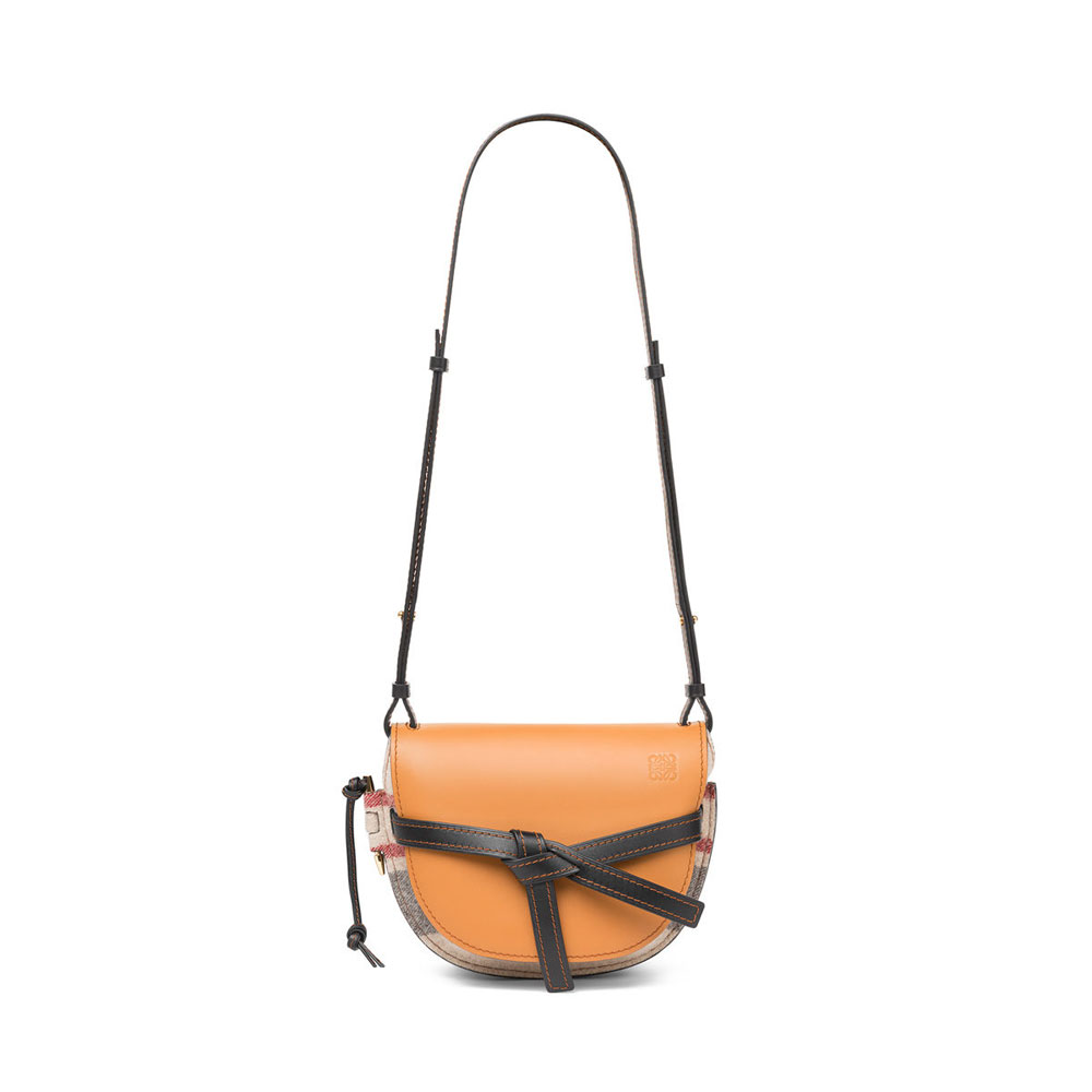 Loewe Gate Stripes Small Bag Multicolor Amber Black 321.01.T20-9612 - Photo-3