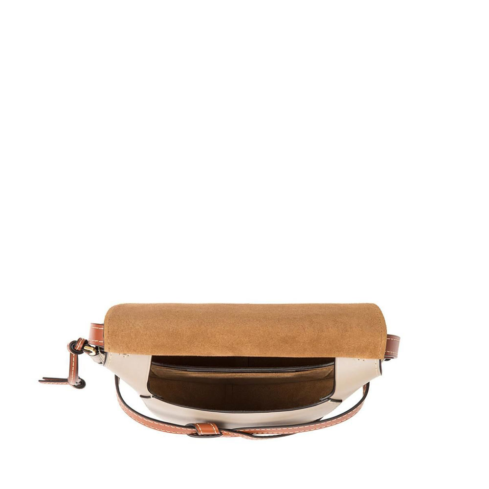 Loewe Gate Small Bag Amber Light Grey Rust Colour 321.54.T20-8226 - Photo-5