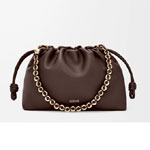 Loewe Medium Flamenco purse in mellow nappa lambskin Brown A411FCRX75 0018