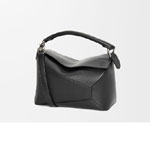 Loewe Small Puzzle Edge bag in classic calfskin Black A510P60X41 1100