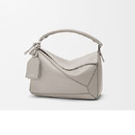 Loewe Small Featherlight Puzzle bag in nappa lambskin Grey A510PLSX01 6579