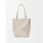 Loewe Medium Puzzle Fold tote in soft grained calfskin Grey A779G50X89 1769
