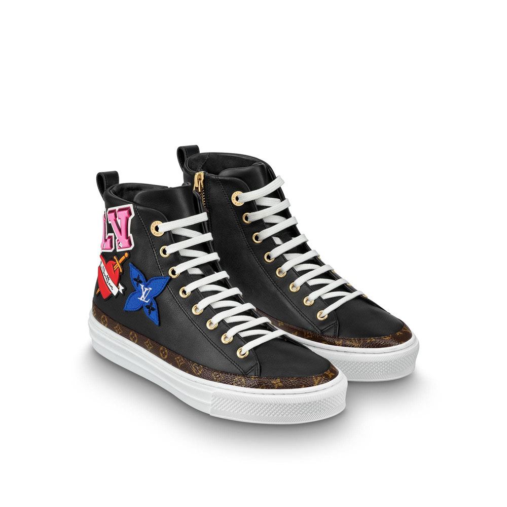 LV Black Heart Sneaker Boot Digital Exclusive 1A4MZB - Photo-2