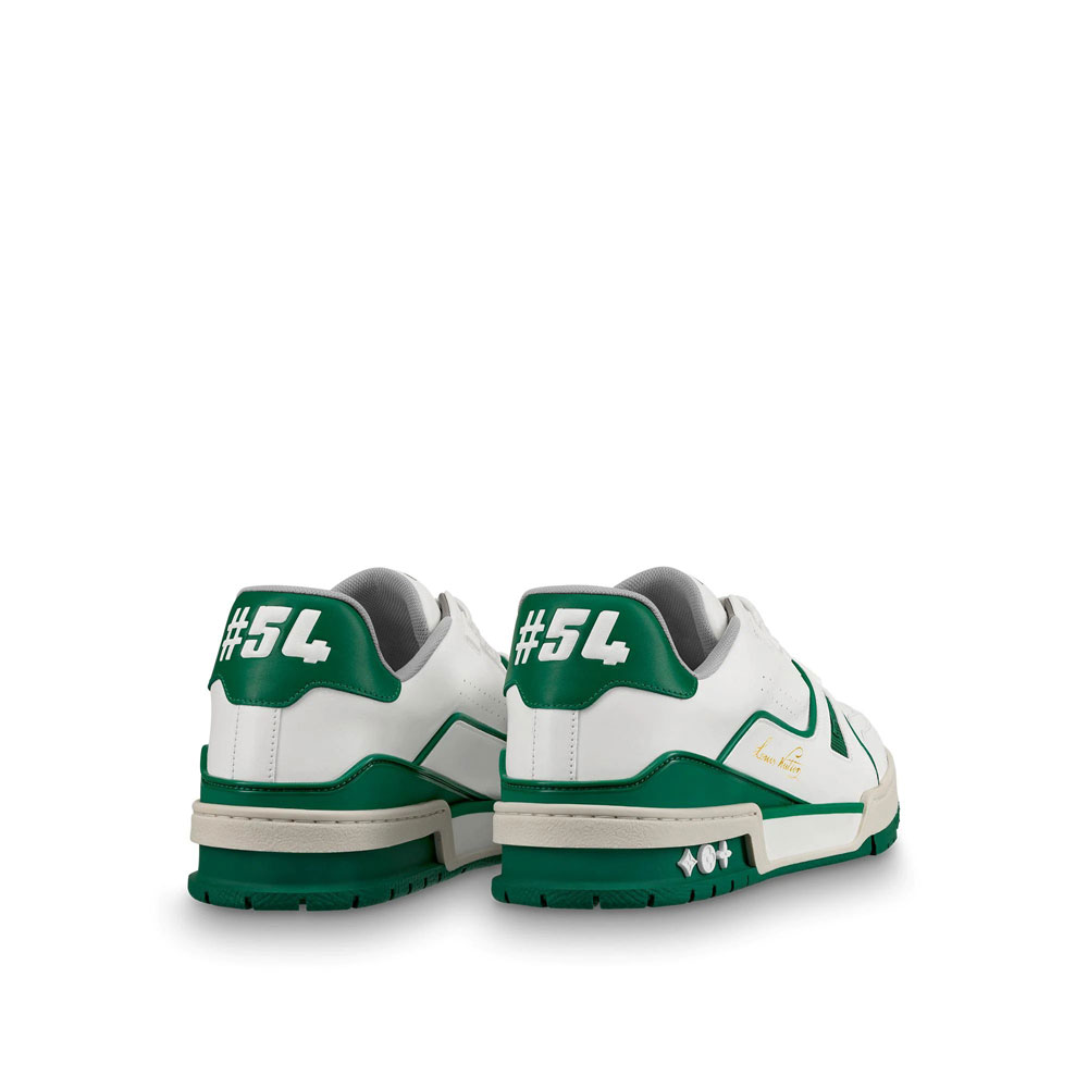 Louis Vuitton Trainer Sneaker in Green 1A54HR - Photo-3