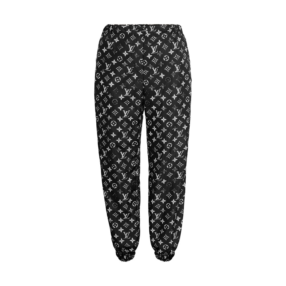 Louis Vuitton Stencil-effect Monogram Jogging Pants 1A5TSI