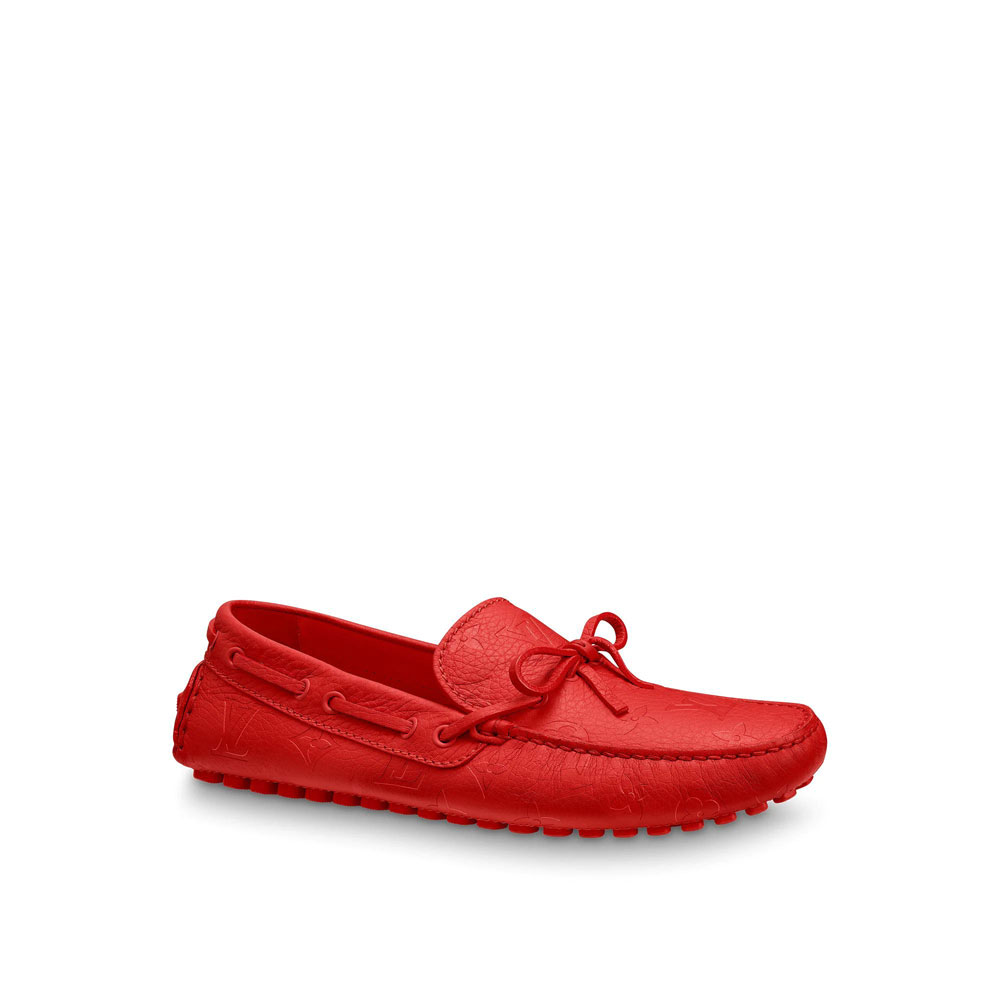 Louis Vuitton Arizona Mocassin in Rouge 1A5YBY