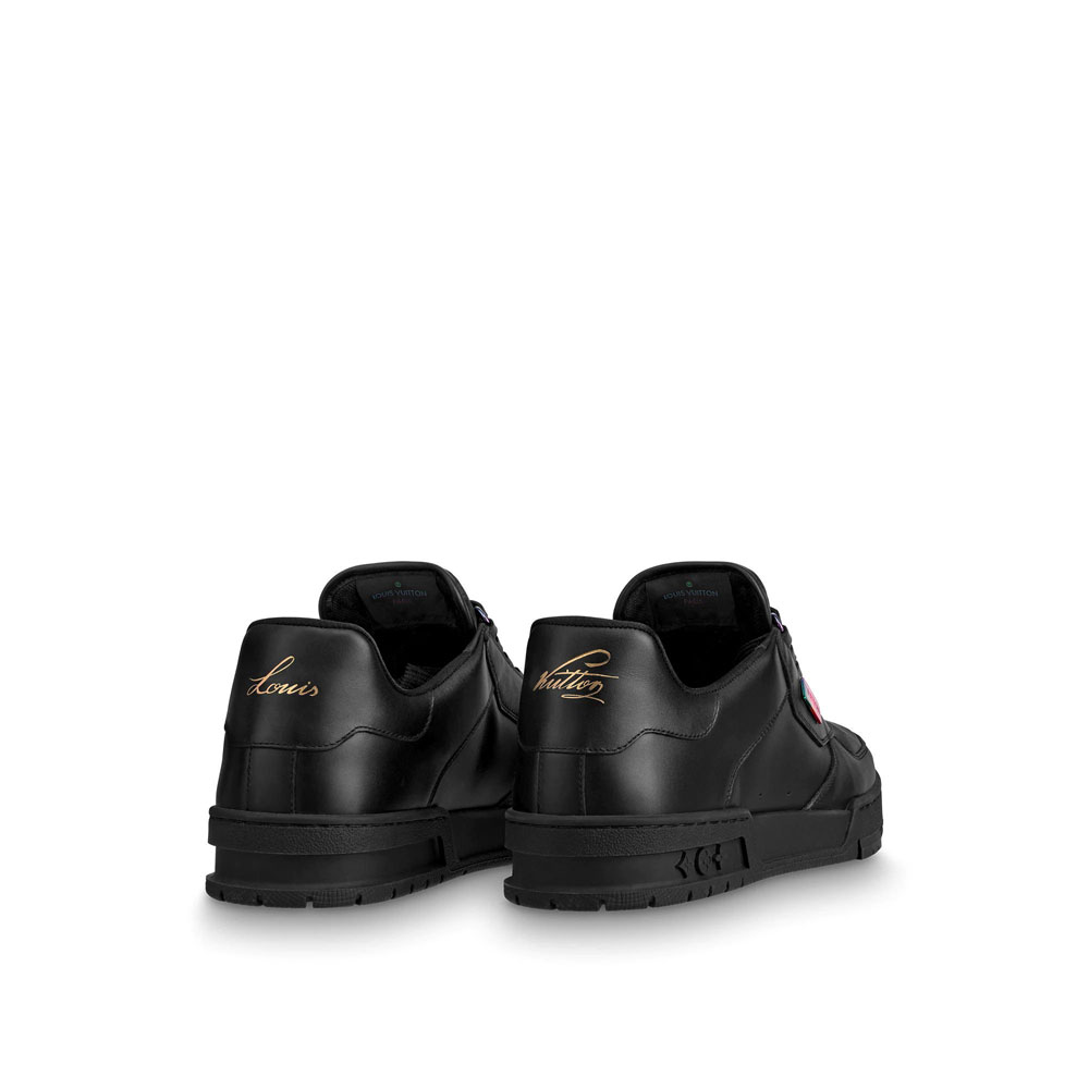 Louis Vuitton Trainer Sneaker in Black 1A5YSG - Photo-3