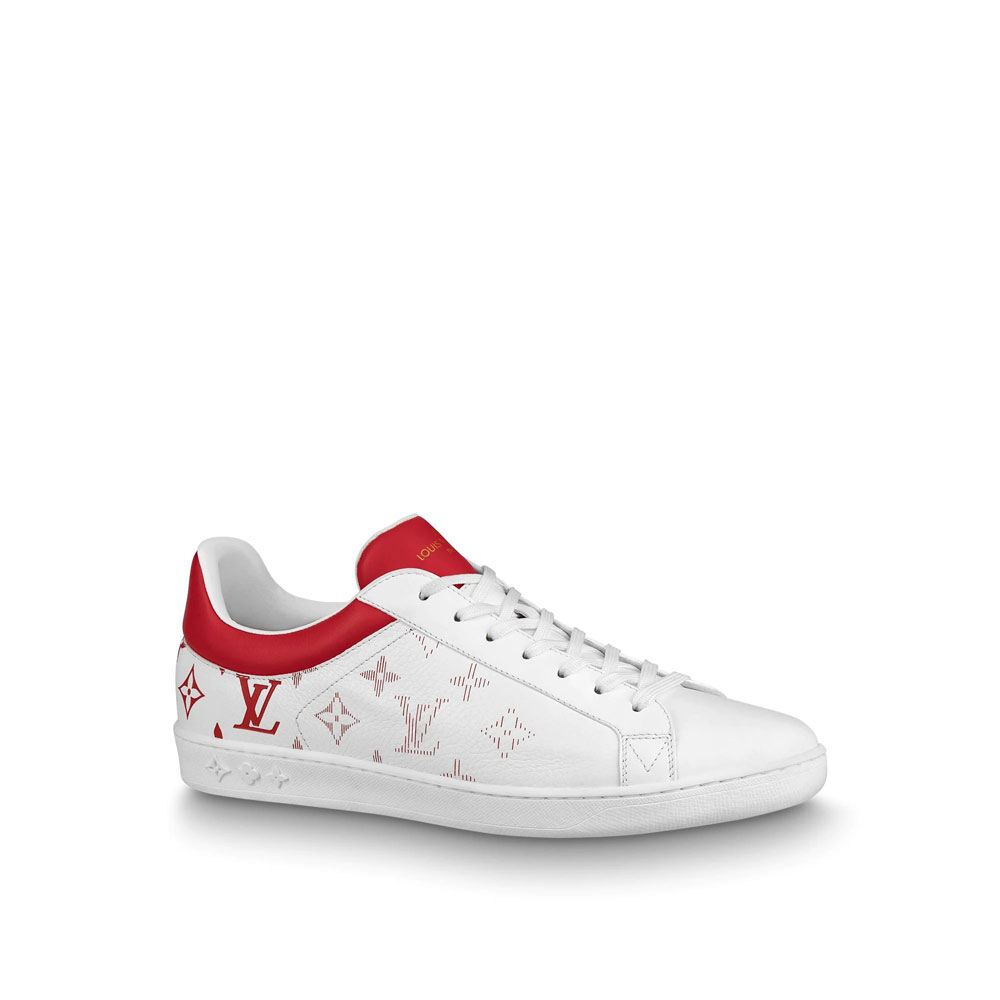 Louis Vuitton Luxembourg Sneaker in Red 1A5ZS0