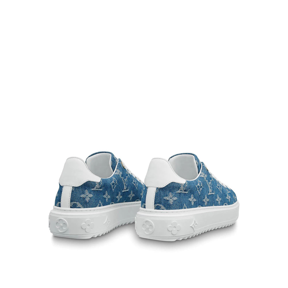 Louis Vuitton Time Out Sneaker in Blue 1A7RB3 - Photo-3