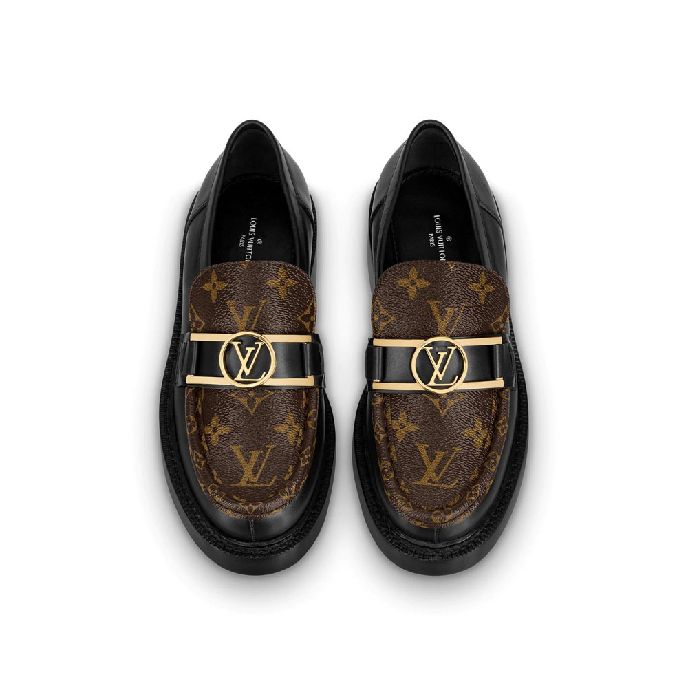 Louis Vuitton Academy Loafer in Black 1A7TXK - Photo-2