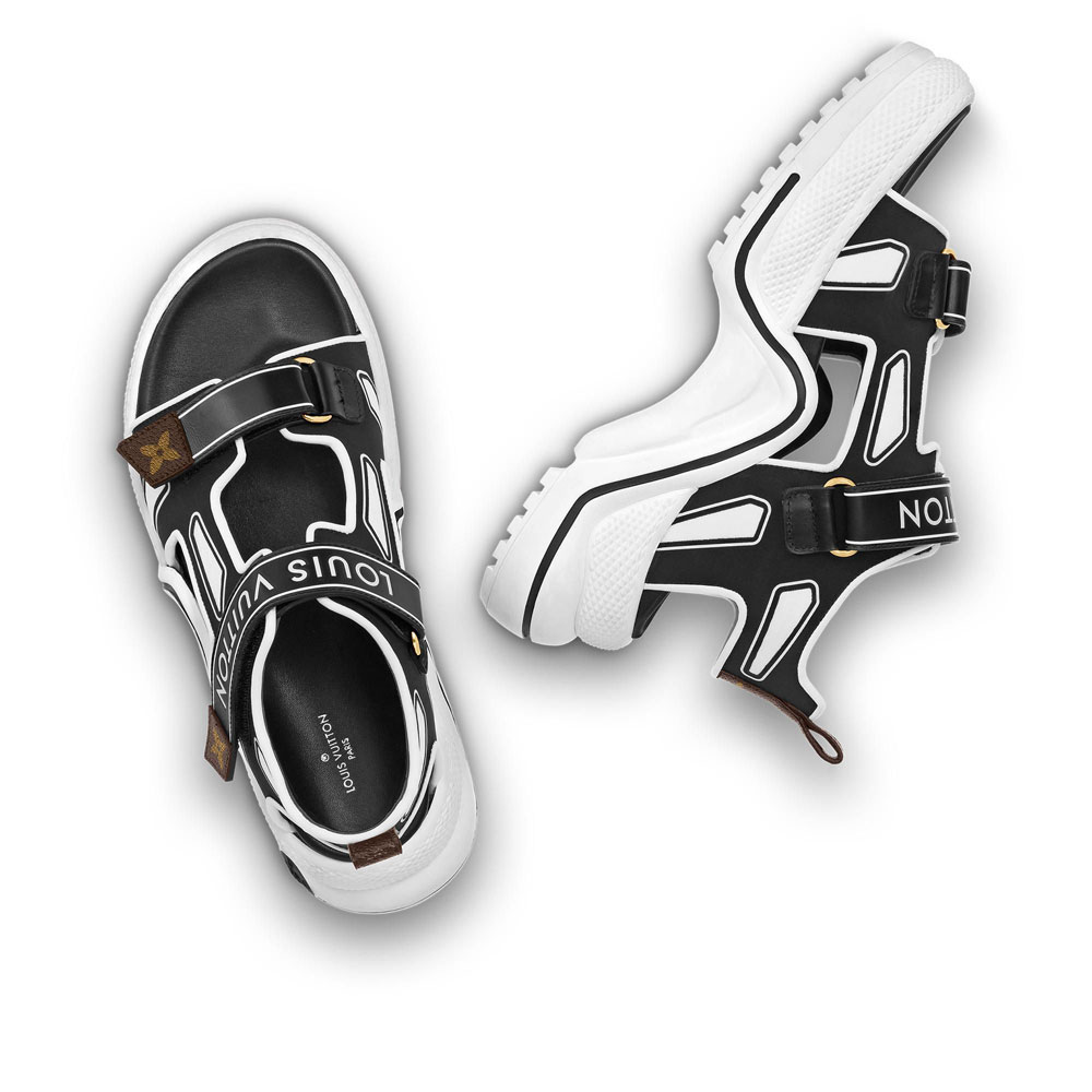 Louis Vuitton Archlight Sandal in Black 1A7U60 - Photo-3