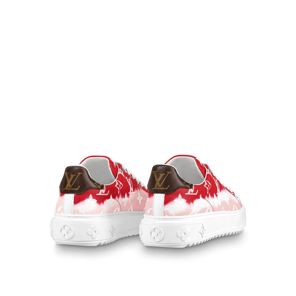Louis Vuitton Escale Time Out Sneaker in Red 1A7ULR - Photo-3