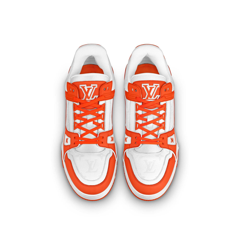 Louis Vuitton Trainer Sneaker in Orange 1A811Q - Photo-2