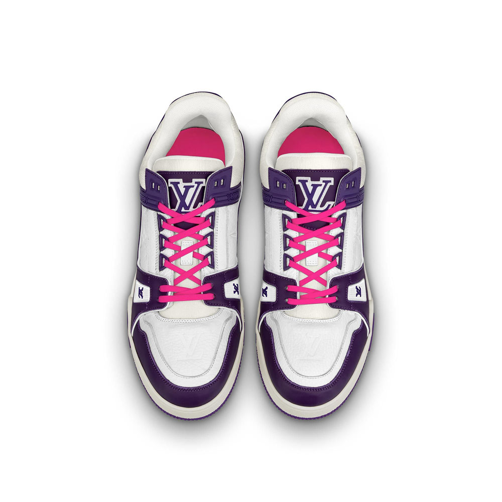 Louis Vuitton Trainer Sneaker in Violet 1A8138 - Photo-2