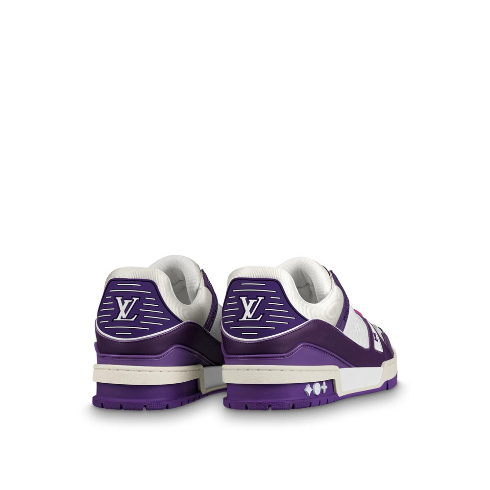 Louis Vuitton Trainer Sneaker in Violet 1A8138 - Photo-3